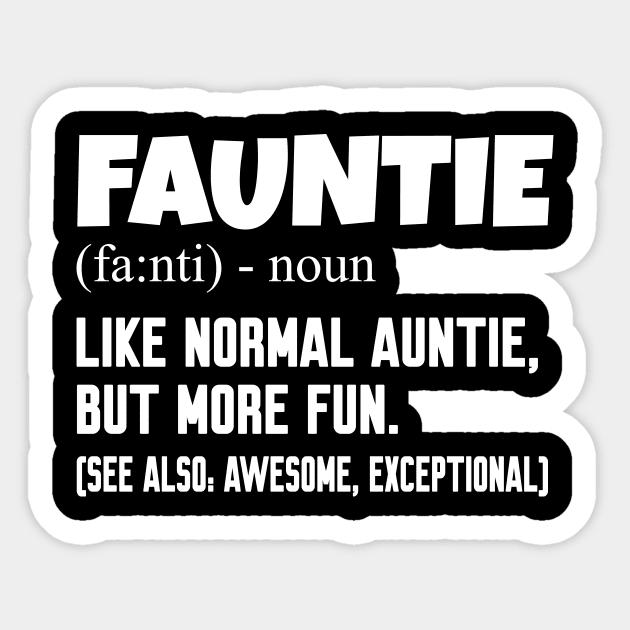 Fauntie auntie Sticker by Work Memes